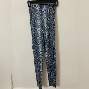 Commando Faux Leather Animal Leggings